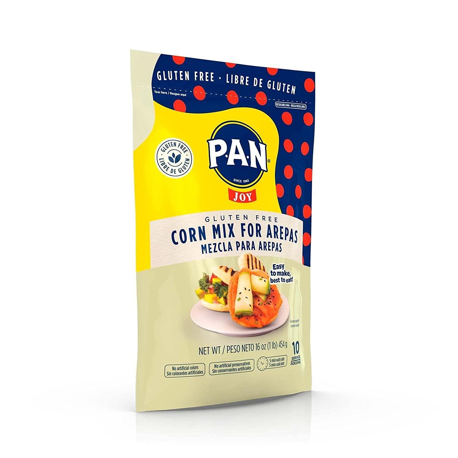 P.A.N Corn Mix for Arepas Gluten Free Easy to Prepare Flour 1 lb