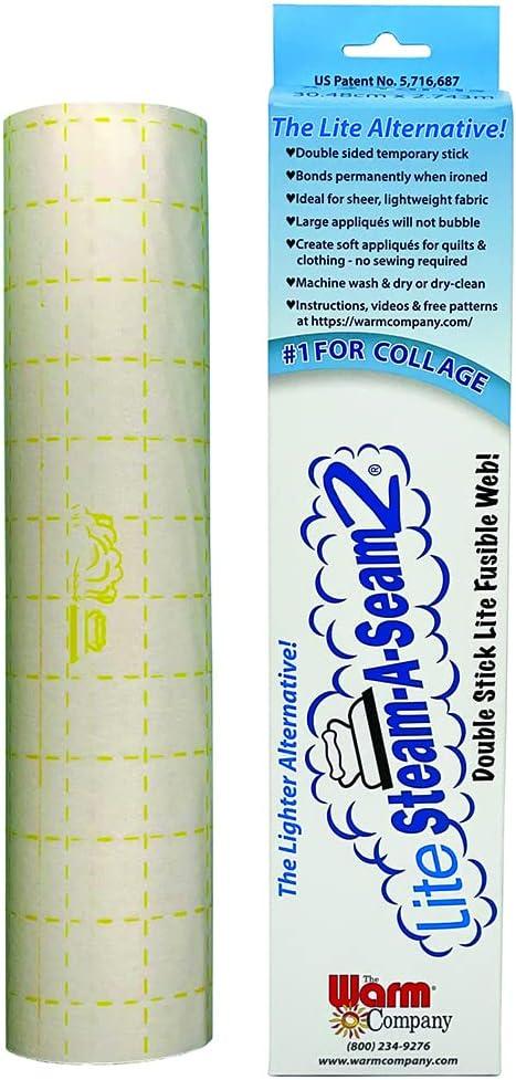 Lite Steam-A-Seam 2 Double Stick Fusible Web - 12x3 Yards | Easy ... - Fusible Web Safety For Dogs
