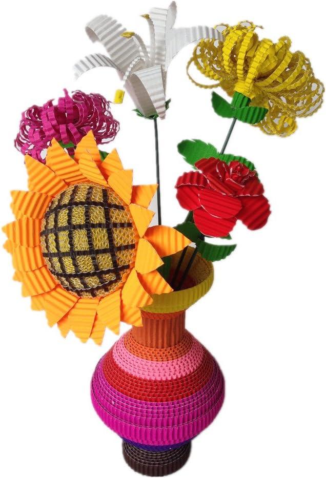 ODETOJOY Quilling Paper Strips 10mm 260 Strips Set DIY Origami Paper