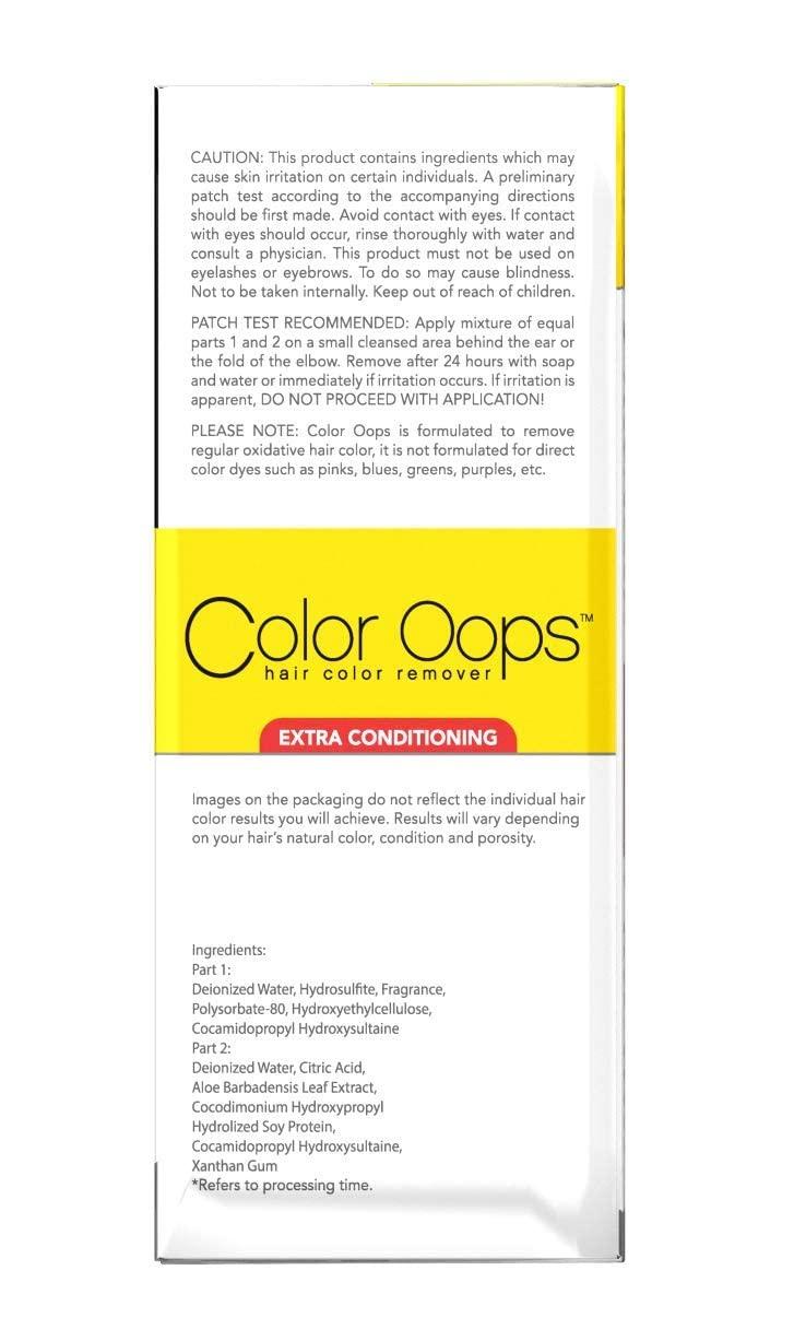 Color Oops Hair Color Remover Extra Conditioning 1 Each