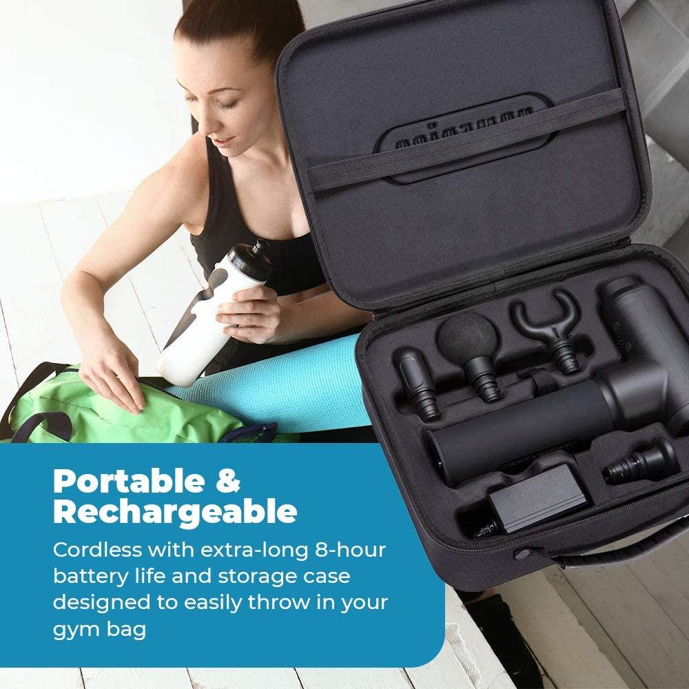 HoMedics Therapist Select Pro Percussion Massager - Handheld Deep Tissue Body  Massager for Sports and Athletes - Rechargeable Massage Gun for Back,  Shoulder, and Neck Pain | Buy Now with Express International