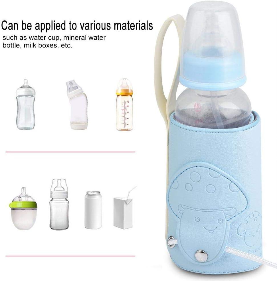 Portable USB Baby Bottle Warmer Bag Insulated Milk Heater with