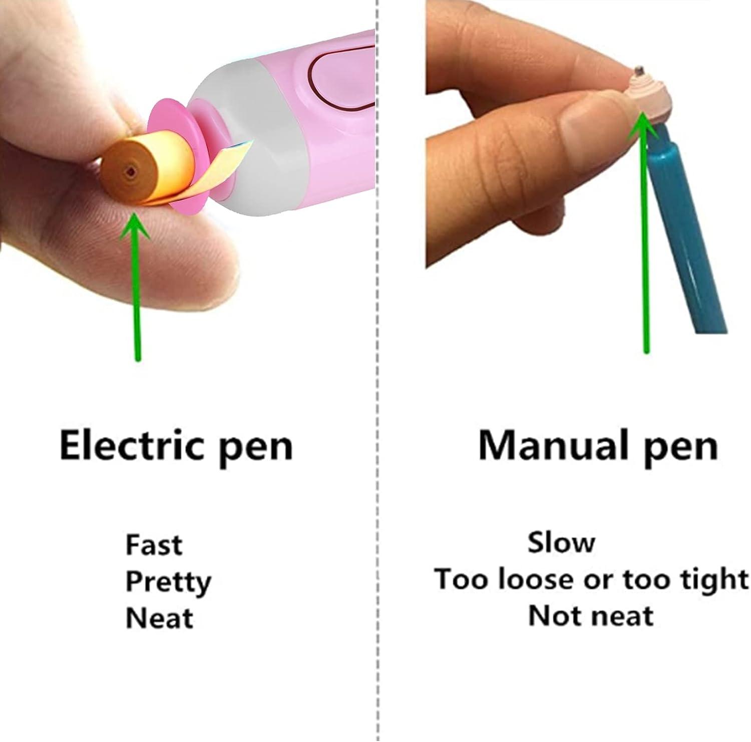 Sheens Mini Electric Quilling Paper Volume Curling Pen Nib