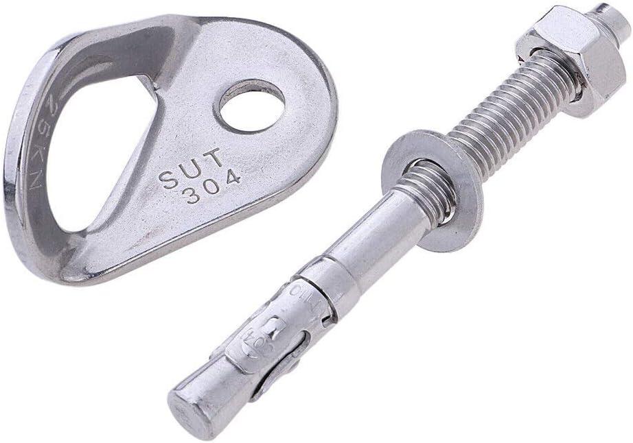 ISOP Climbing Anchor Bolt 2 Set Expansion Bolt and Hanger FIXE 1 Rock Climbing 1 Pack