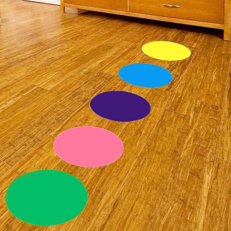Tupalizy 40PCS Circle Stickers Floor Dots Colored Spot Markers for