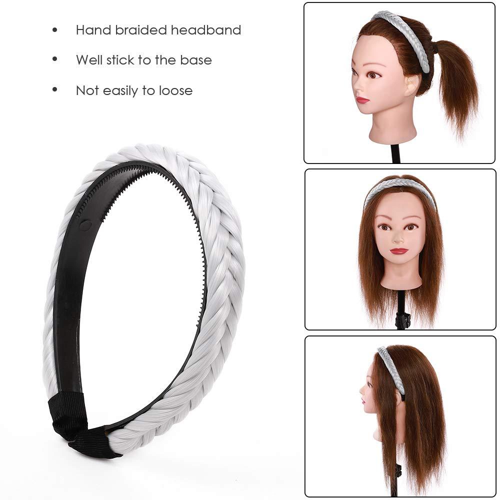 Braided Headband With Teeth Fishtail Braids Hairband With Tooth