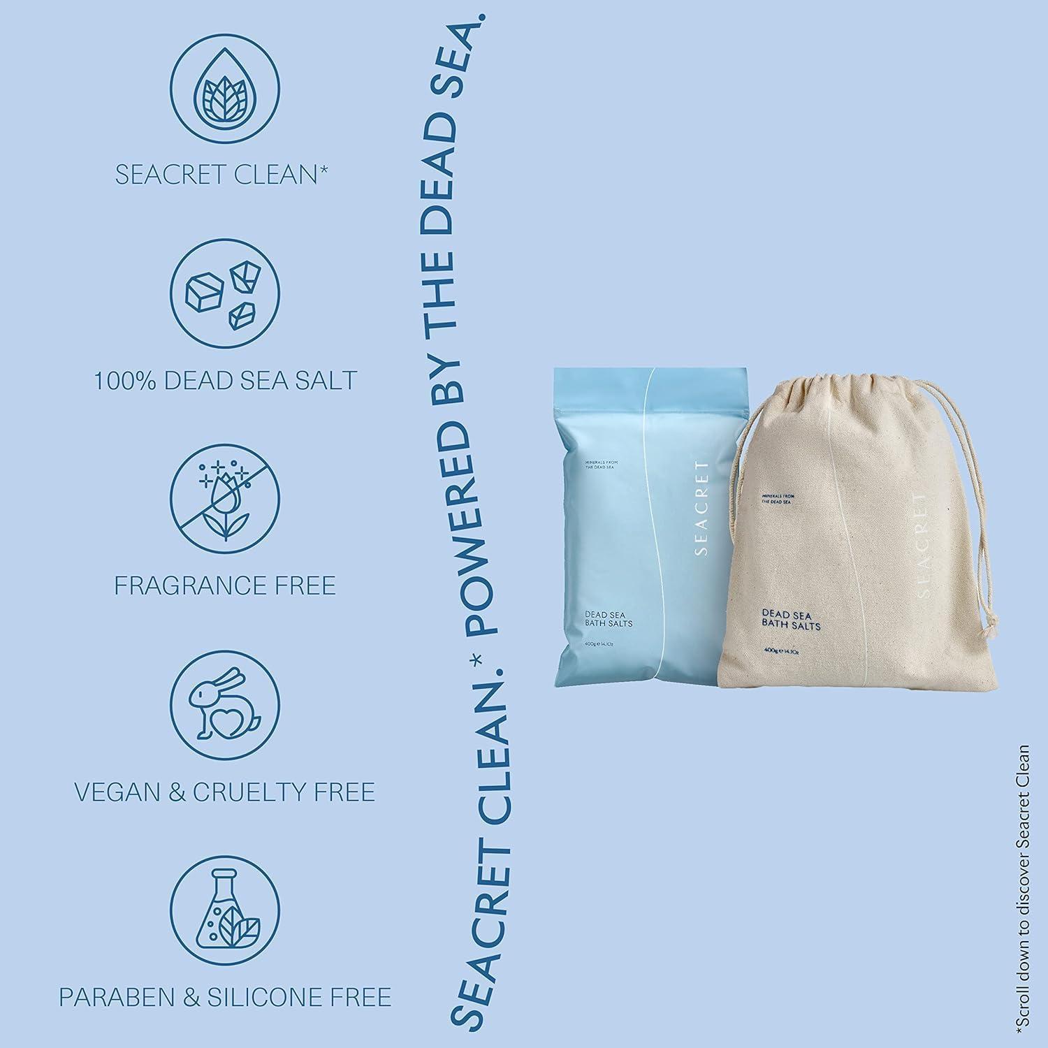 SEACRET DEAD SEA BATH SALTS 400g 10個セット SEACRET Dead Sea Minerals Bath Salts 400g | Natural Wellness for