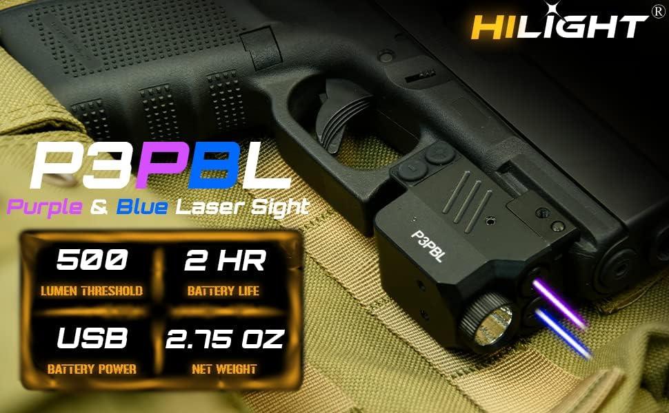 High-Output Laser Sight Tactical Weapon Laser Beam Blue Laser