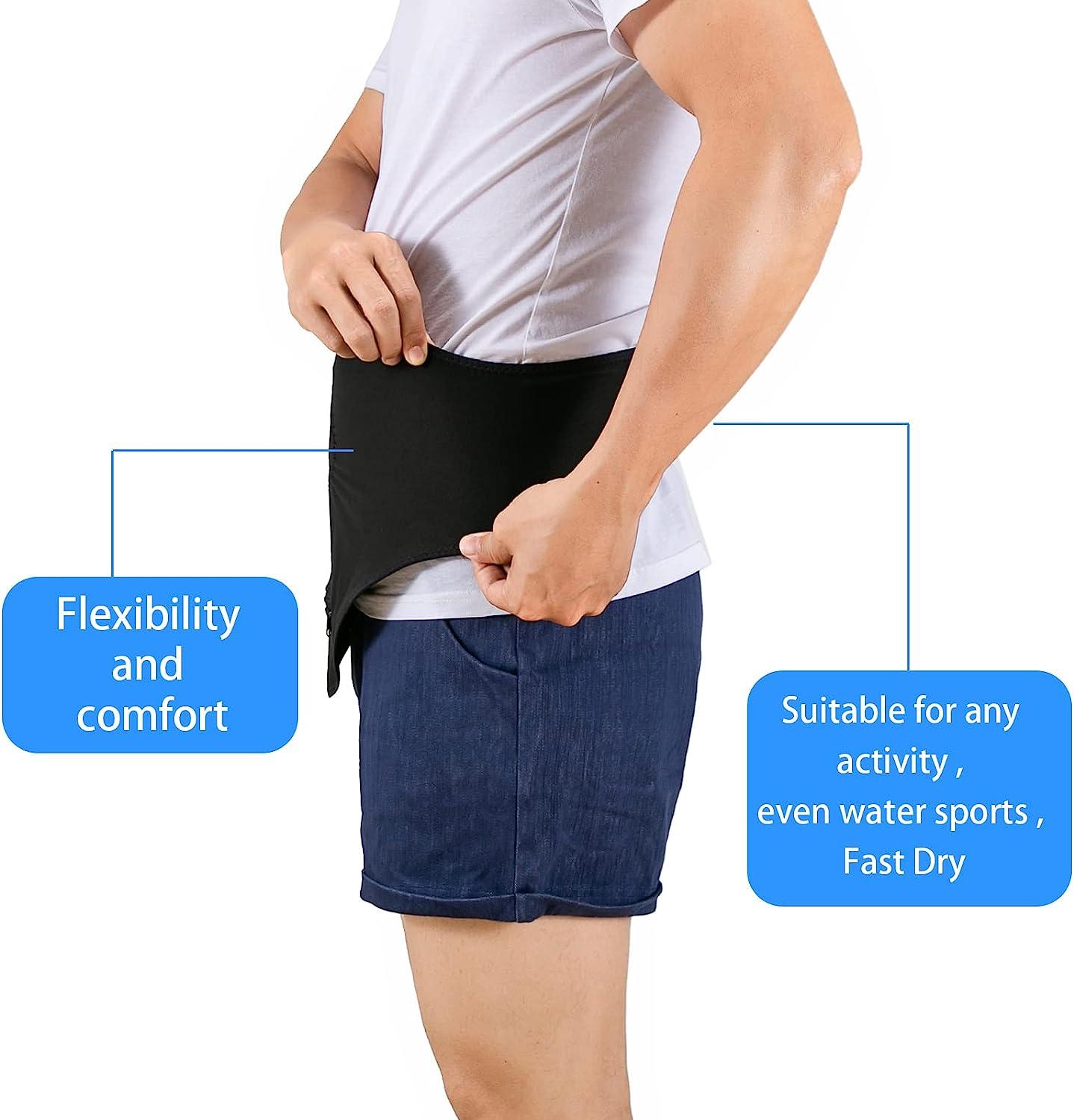 Ostomy Belt Black | Stealth Belt for Ostomy Bag |Ostomy Belts for Men ...