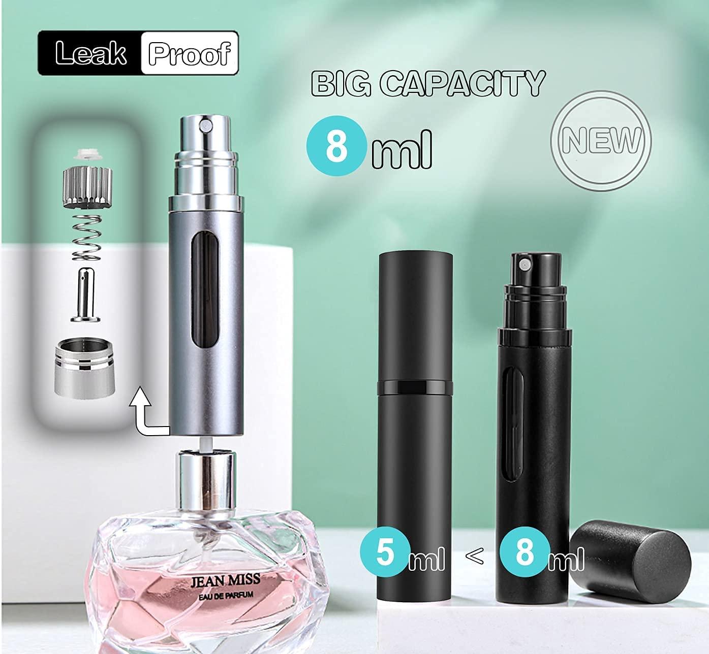 Perfume Atomizer Bottle, SixTmoon Portable Mini Refillable Empty