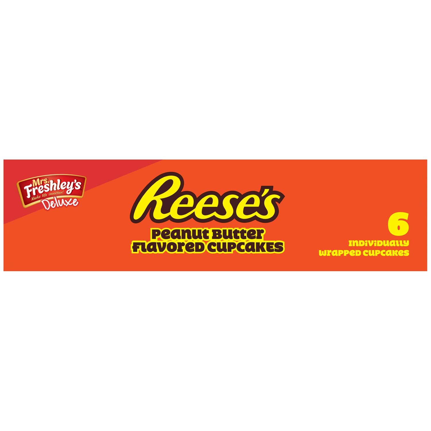 Mrs. Freshley's Deluxe Reese's Peanut Butter Flavored Cupcakes, 13oz
