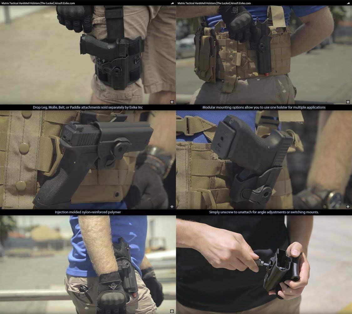 Evike Airsoft Matrix Hardshell Adjustable Magazine Holster for 1911