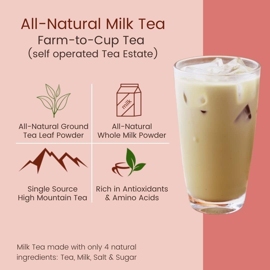 King Ping Best Tea Boba Oolong Tea DIY Kit with LowCalorie Brown