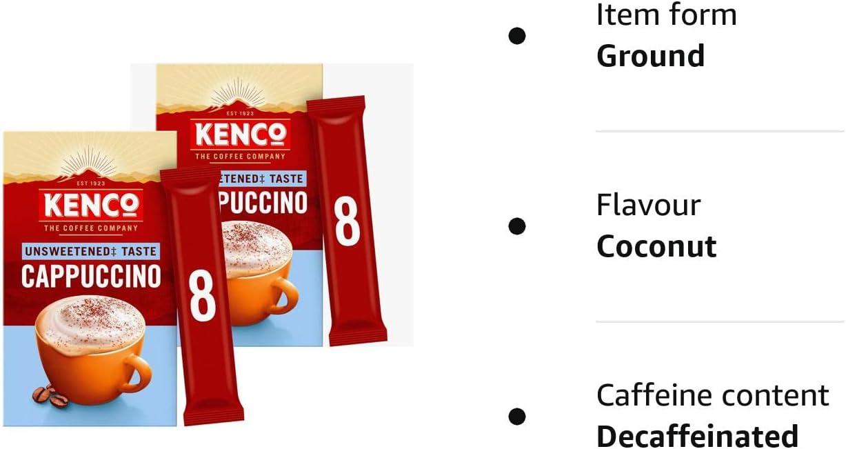 Kenco Cappuccino Unsweetened Creamy and Frothy Taste Barista Edition