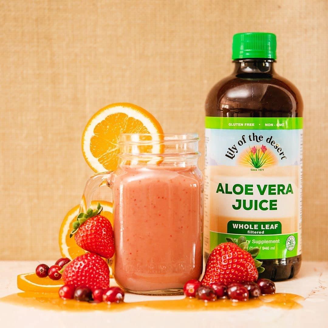 Lily of The Desert Aloe Vera Supplement, Whole Leaf - 2 Count, 32 fl oz  (Pack of 2) | Buy Now with Express International Delivery | GoSupps.com