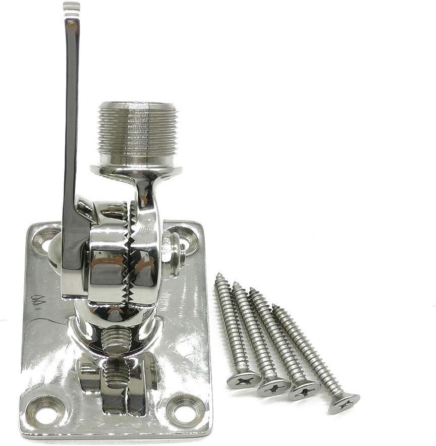 Marine VHF Antenna Mounts, Ratchet Mount,Heavy Duty Marine VHF Antenna