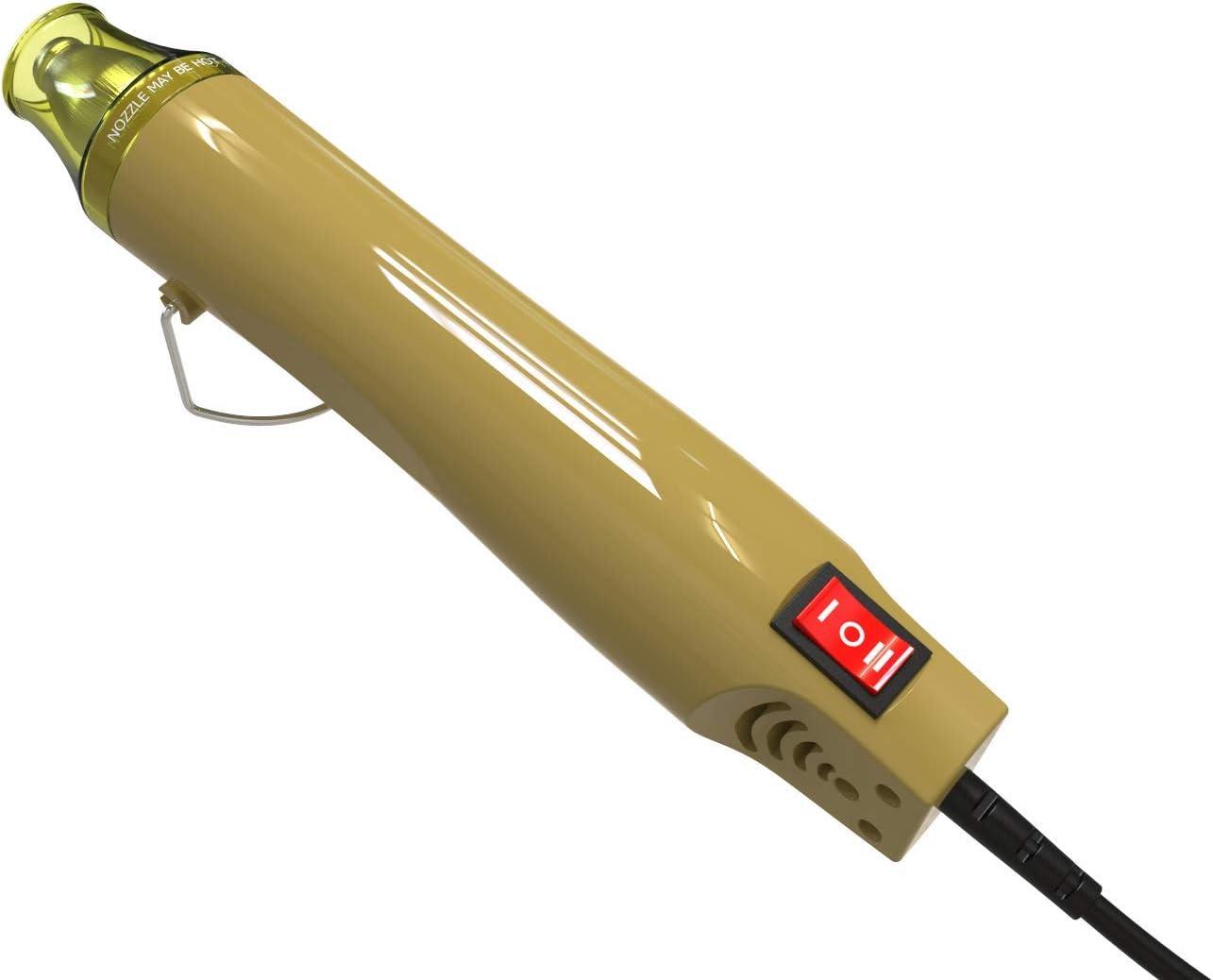 Homidic Heat Gun Upgraded to 662, Dual-Temperature Professional Heat Tool,  Mini Handheld Hot Air Gun for Embossing Shrink Wrapping Paint Crafts  Electronics DIY