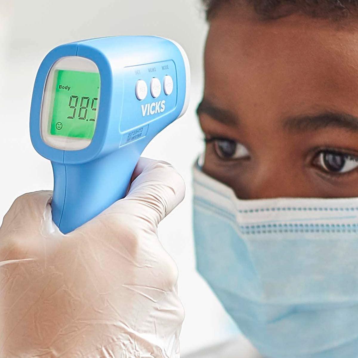 Vicks NonContact Infrared Thermometer Touchless and Fast Forehead