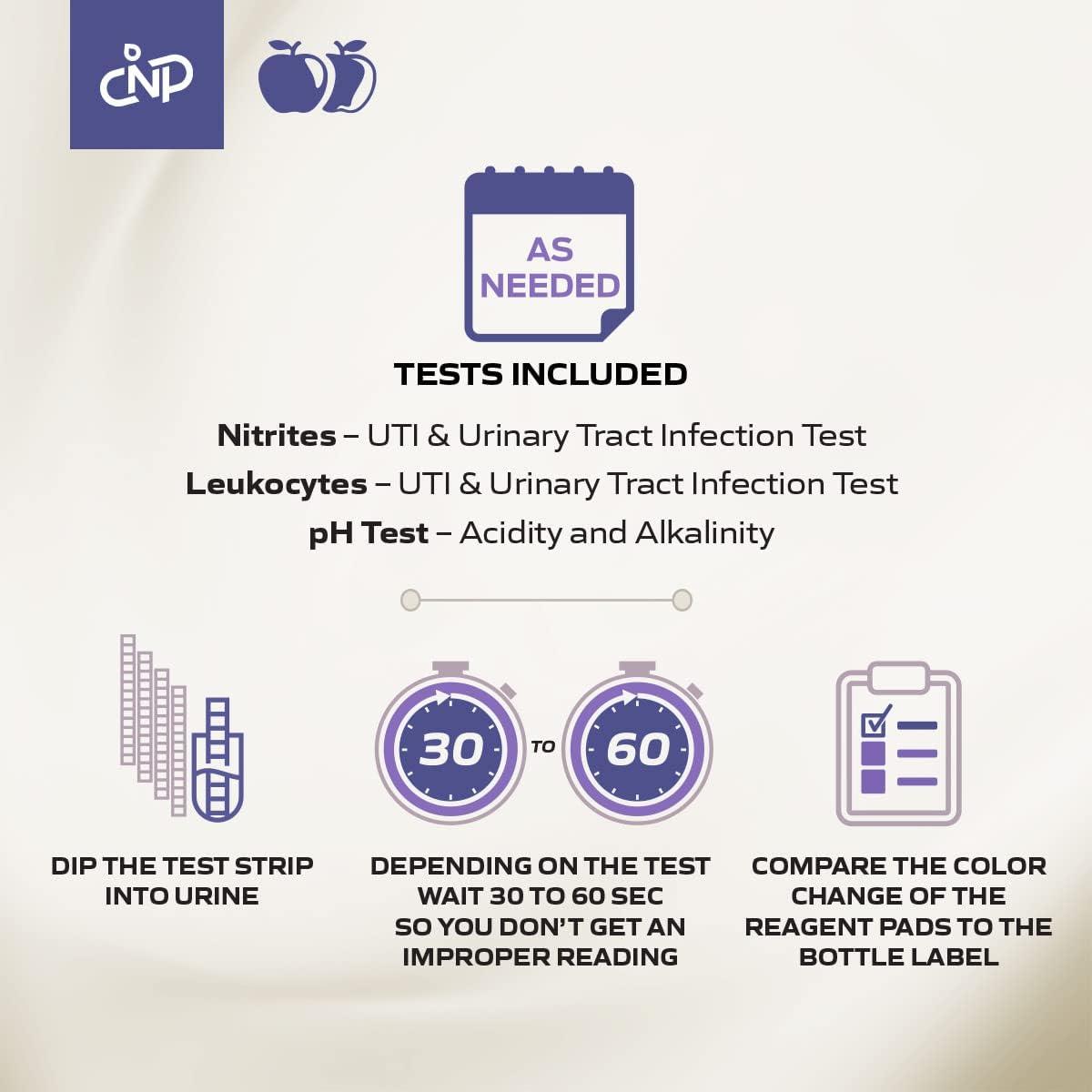 UTI Test Strips & Kit UTI Testing Kit, 50 Count Test Strips for pH