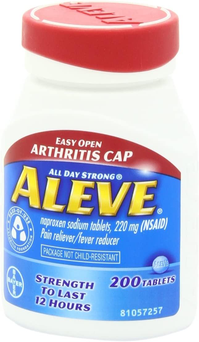 Aleve Tablets with Easy Open Arthritis Cap, Naproxen Sodium, 220mg