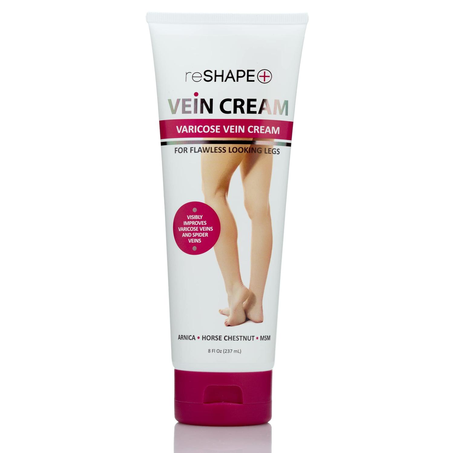 Reshape+ Varicose Vein Relief Cream with Collagen, Arnica & Horse