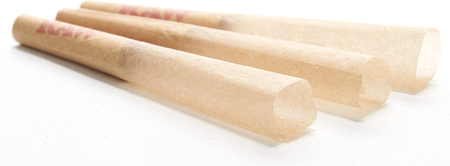 RAW Cones Single Size 70/30 100 Pack Mini Pre Rolled Cones & Tips