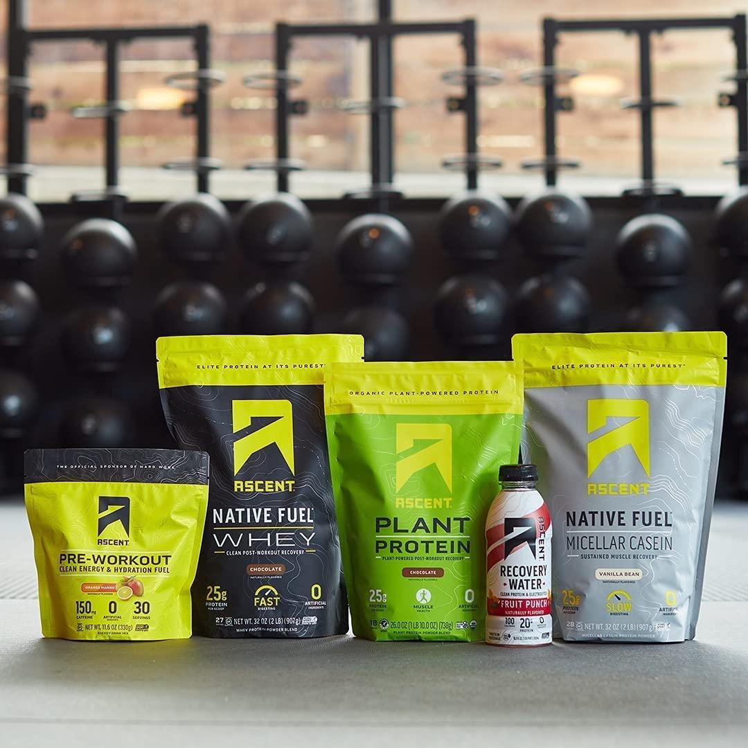 Ascent Pre Workout Preworkout Powder, Zero Artificial Ingredients