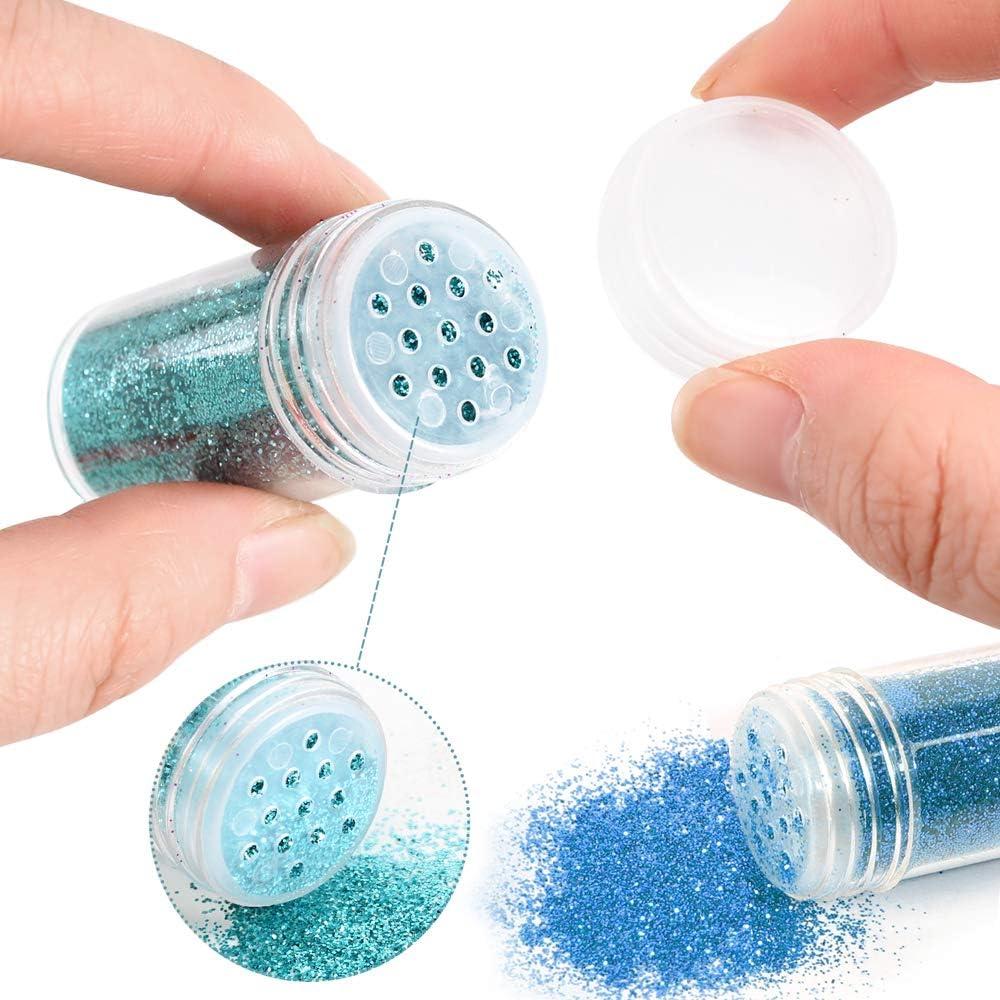 Extra Fine Glitter Powder Set of 28 Colors Body Cosmetic Glitter Nail Arts  Face Hair Eye Lip Gloss Makeup Holographic Iridescent Fine Glitter Slime  Tumbler and Epoxy Resin Crafts Glitter