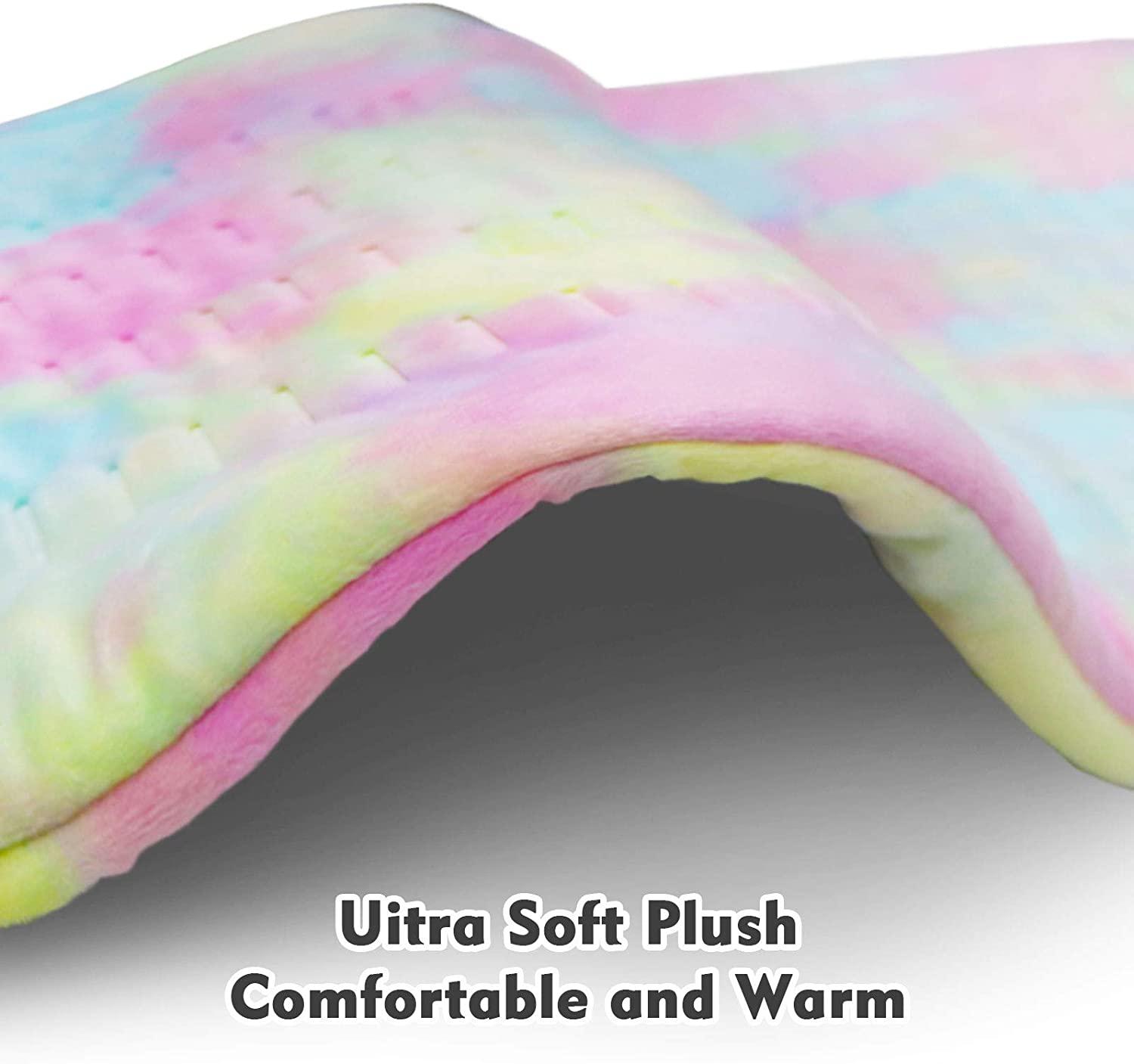 GOQOTOMO Electric Heated Pad Pain Relief for Back, Waist, Abdomen