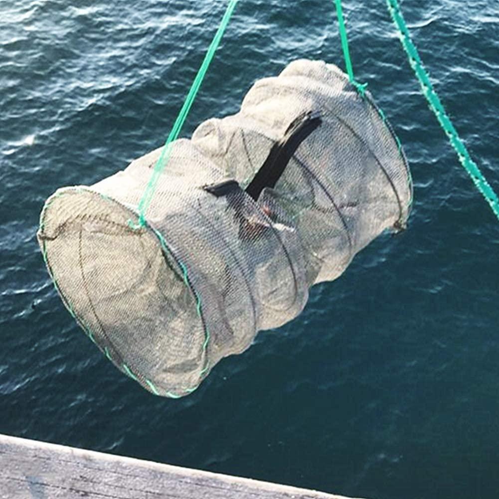 Fishing Bait Trap,2 Packs Crab Trap Minnow Trap Crawfish Trap