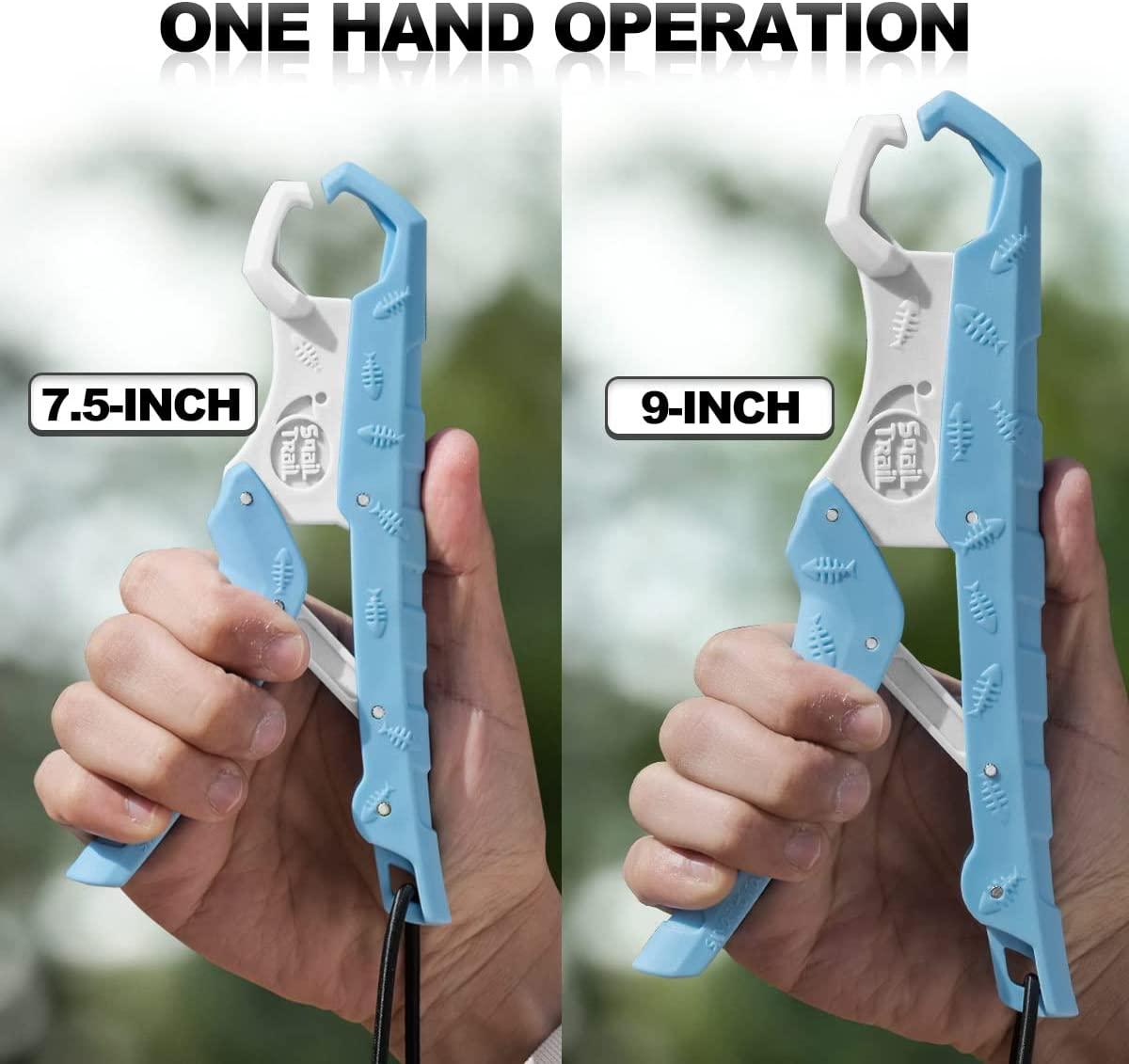 SNAIL TRAIL 7.5''/9'' Floating Fish Gripper, Fishing Grabber, Catfish