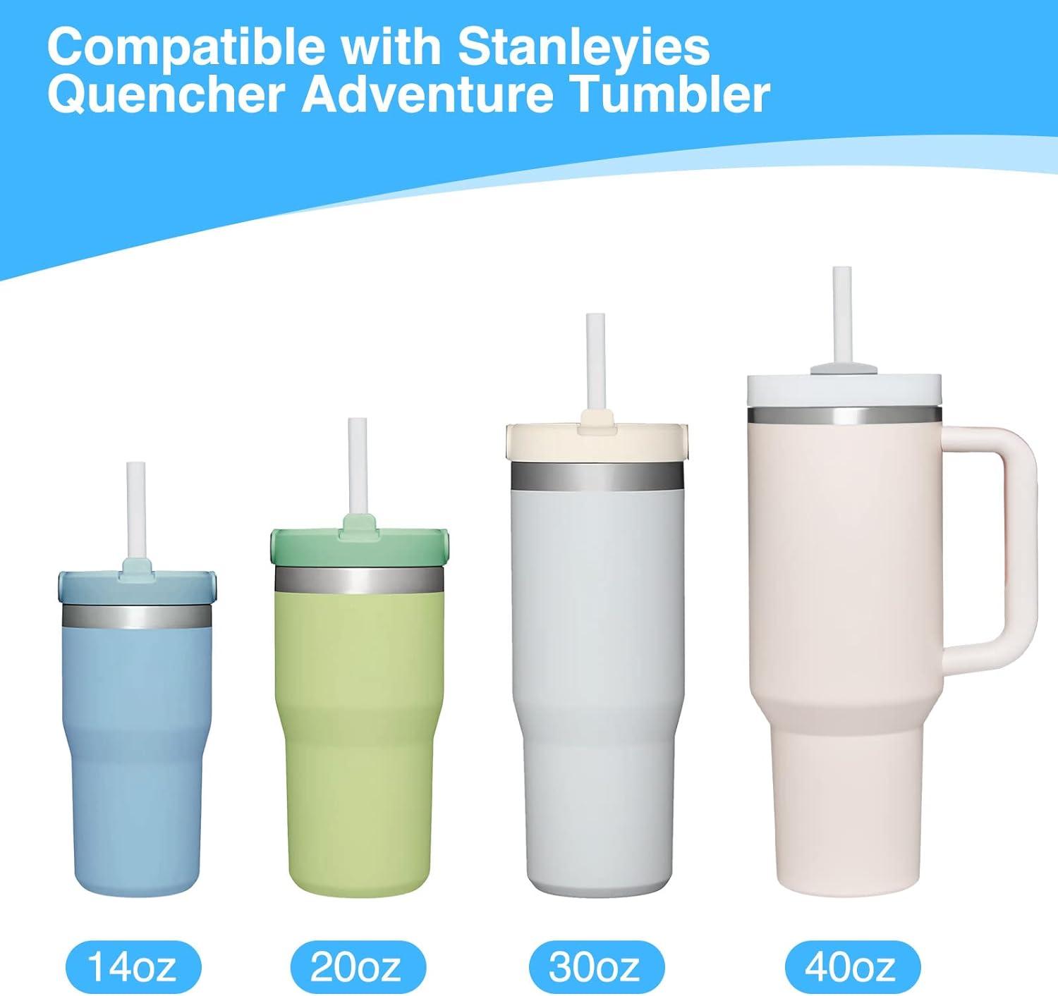 8 Pack Replacement Straws for Stanley 30 40 Oz Adventure Quencher