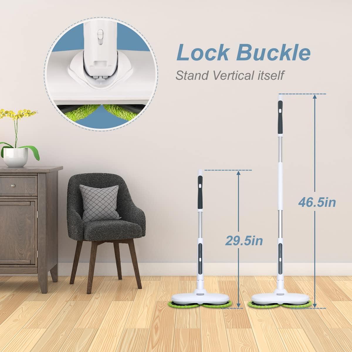 Electric Mop For Floor , Lightweight Electric Spin Mop With Water - View #8