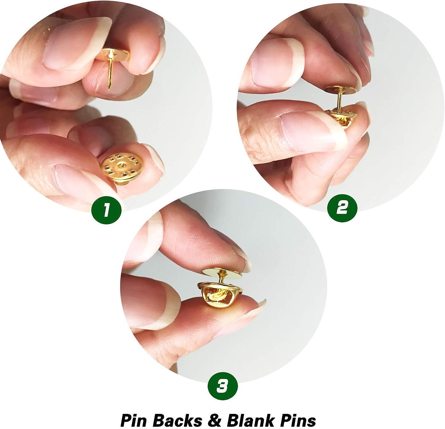 Metal Pins And Pin Backing Blank Pins For Diy Enamel Pins - Temu
