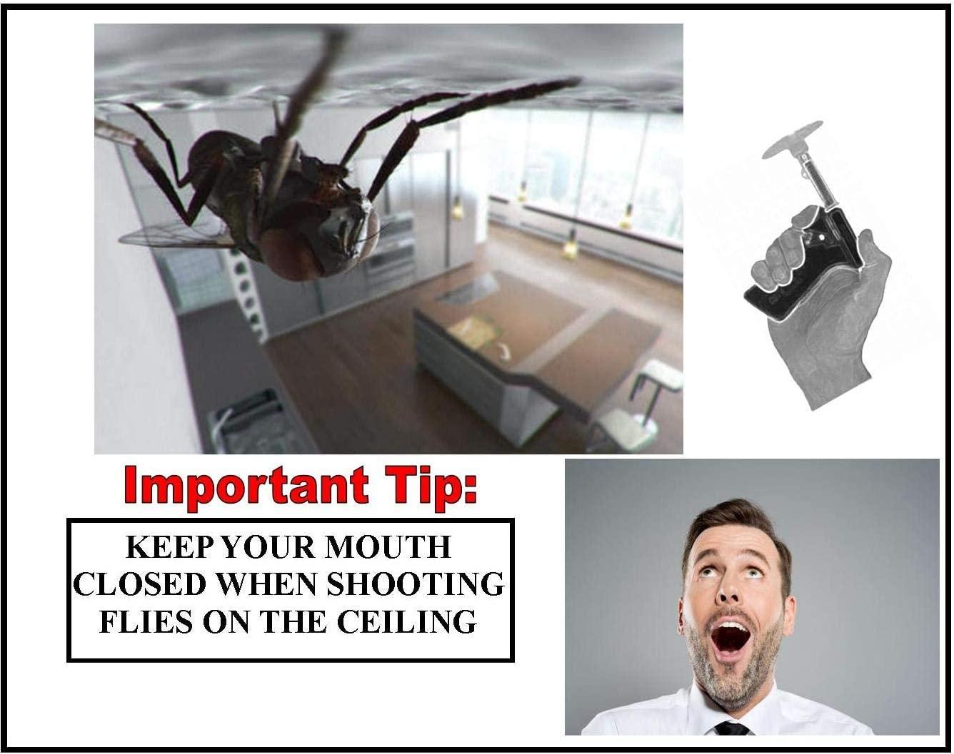 SpringLoaded Fly Swatter Gun Effective Pest Control Tool