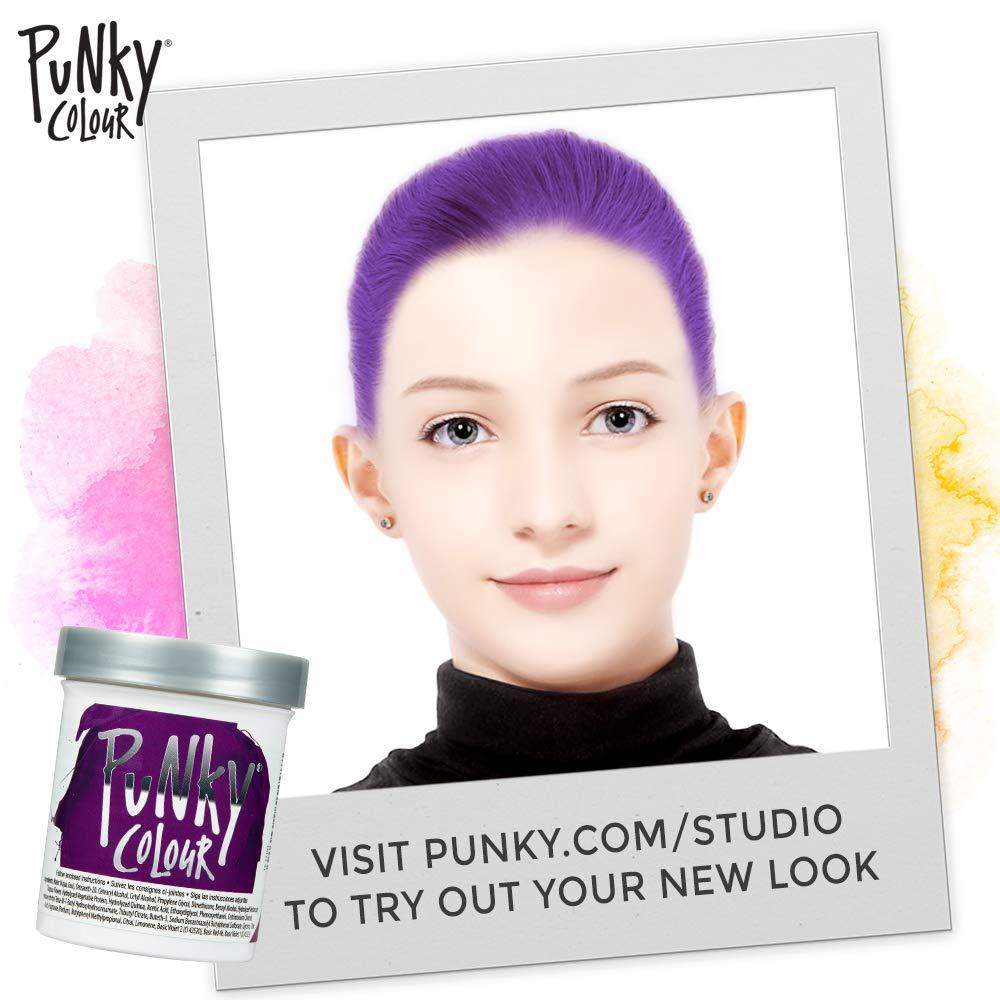 Punky Purple Semi Permanent Conditioning Hair Color Non
