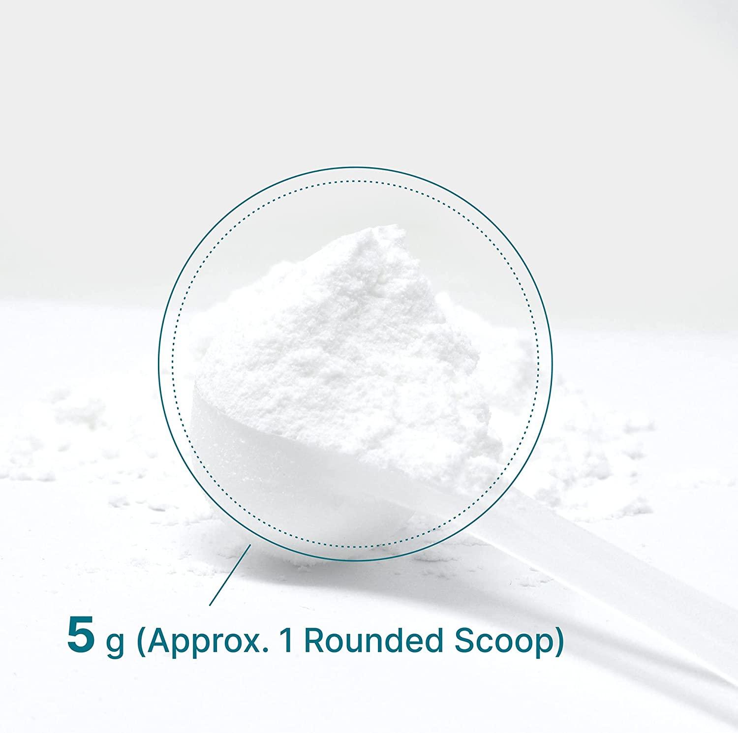Creatine Monohydrate Powder 300 Grams (10.6oz), Unflavored, Pure, Micronized Creatine Powder, 5000mg(5g) Per Serving, 2 Month Supply, Vegan