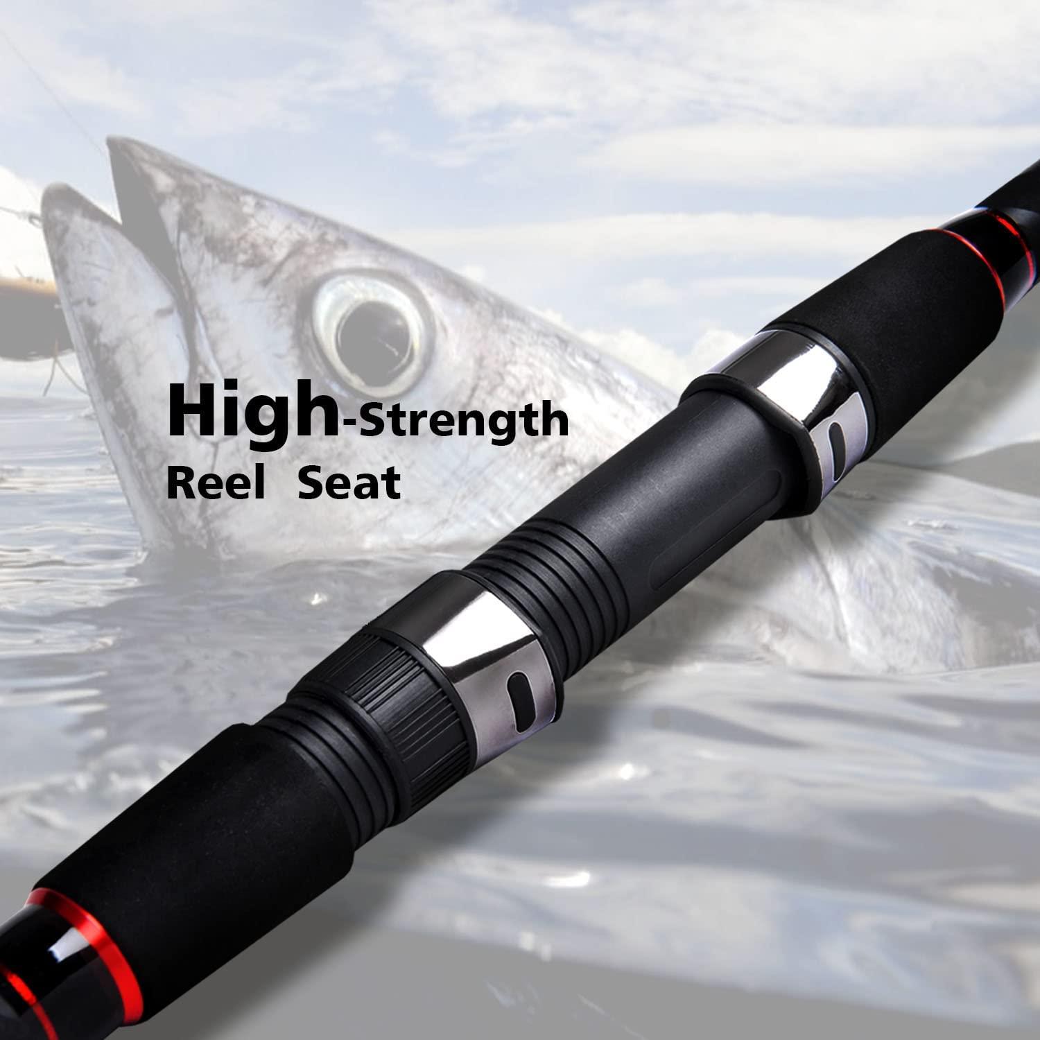 12 ft 3 PCS Surf Fishing Rod Spinning & Casting Carbon Fiber Travel Fishing  Rod