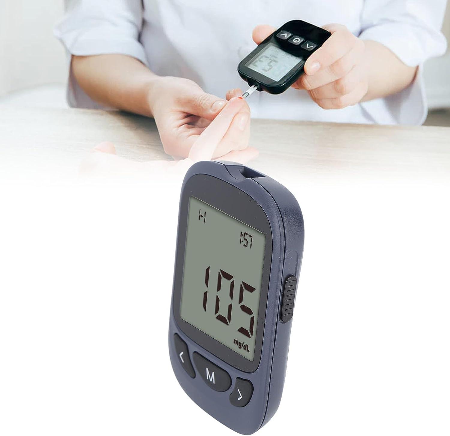 Blood Glucose Meter Test Kit - 50 Strips + 50 Lancets - High Precision ...