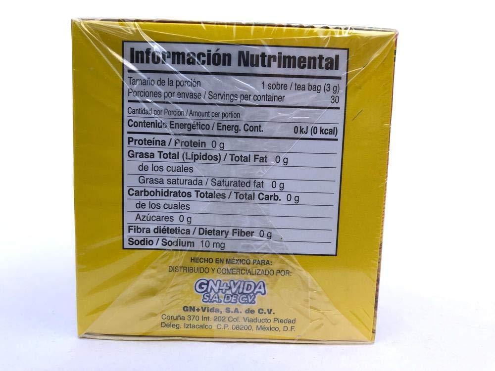Pinalim Tea Mexican Version - Pineapple Flax Green Tea White Tea - 30