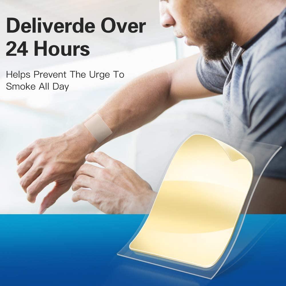 Stop Smoking Patches Step 2 14mg Delivered 24 Hours Transdermal System to Stop Smoking Aids