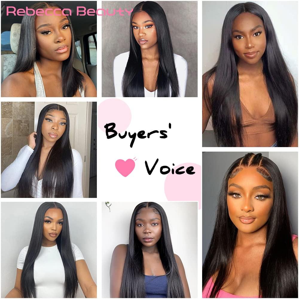 Shop Healthy&Beauty 4x4 HD Lace Frontal Closure Straight 14 Inch