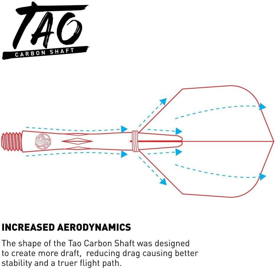 Shot! Darts Tao Carbon Dart Shaft Stem and Ring System 35 Millimeters