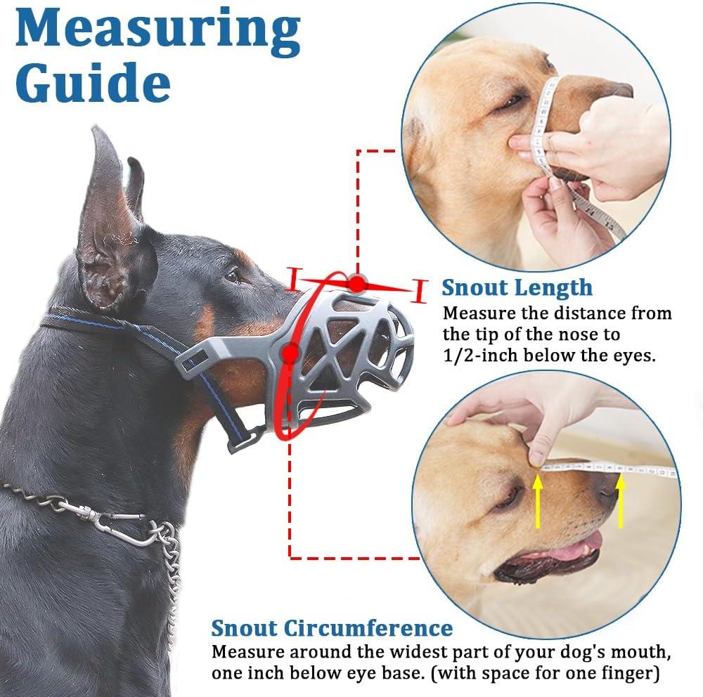 My Dog Can A Muzzle Stop Barking Breathable Dog Muzzle For All