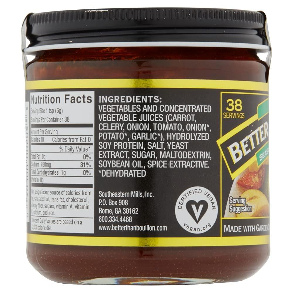 Better Than Bouillon Vegetable Base 8 Ounce