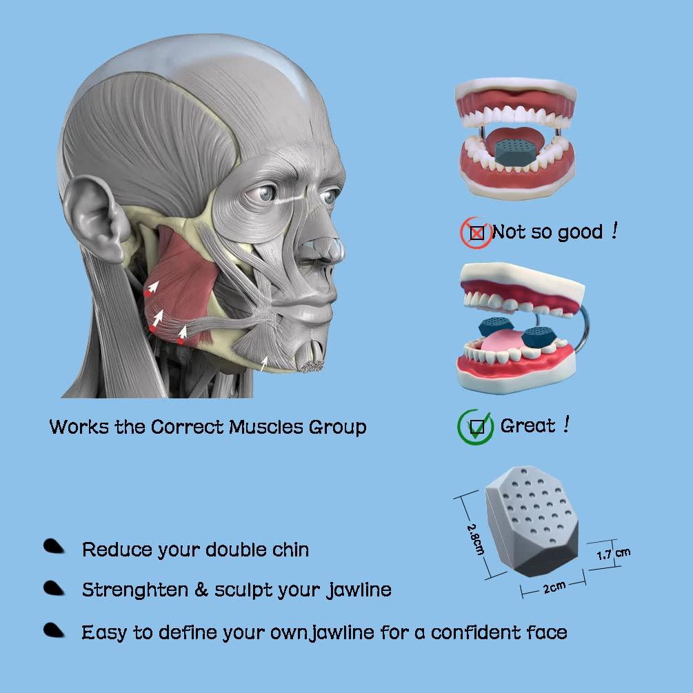 Jaw Exerciser To Reduce Double Chin, Enhance & Define Your Jaw, Slim & –  EveryMarket