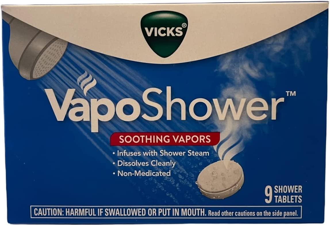Vicks VapoShower Shower Tablet Shower Bomb Aromatherapy Vapors