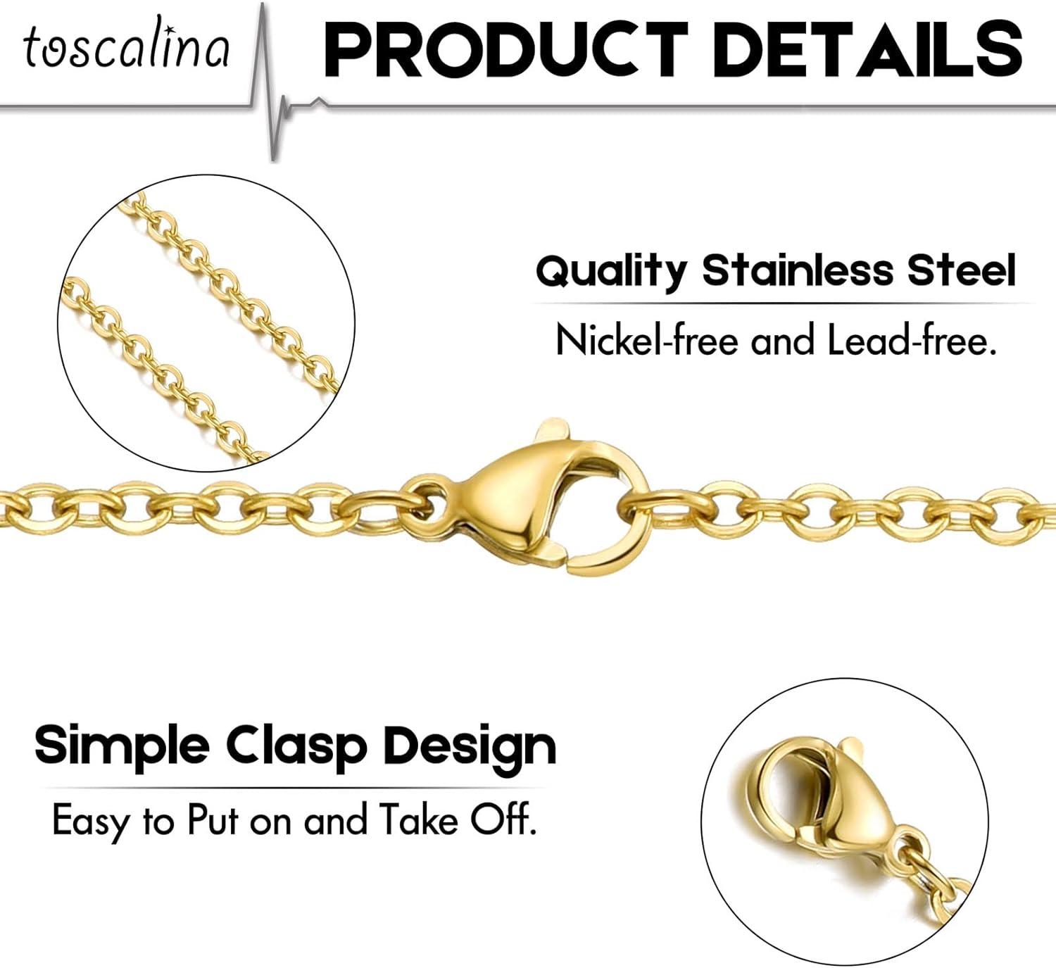 Custom Stainless Steel Gold Necklace Chains for Jewelry Making
