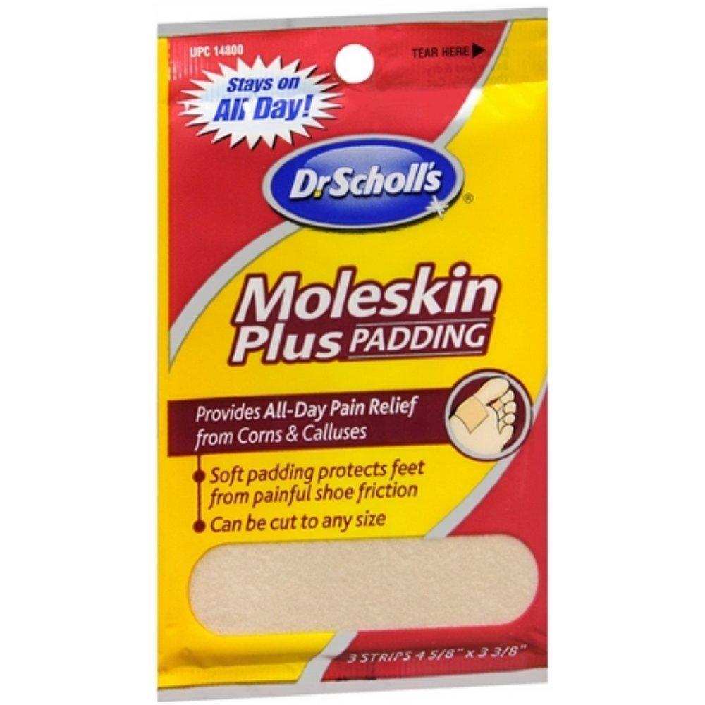Dr. Scholl's Moleskin Plus 3 Each