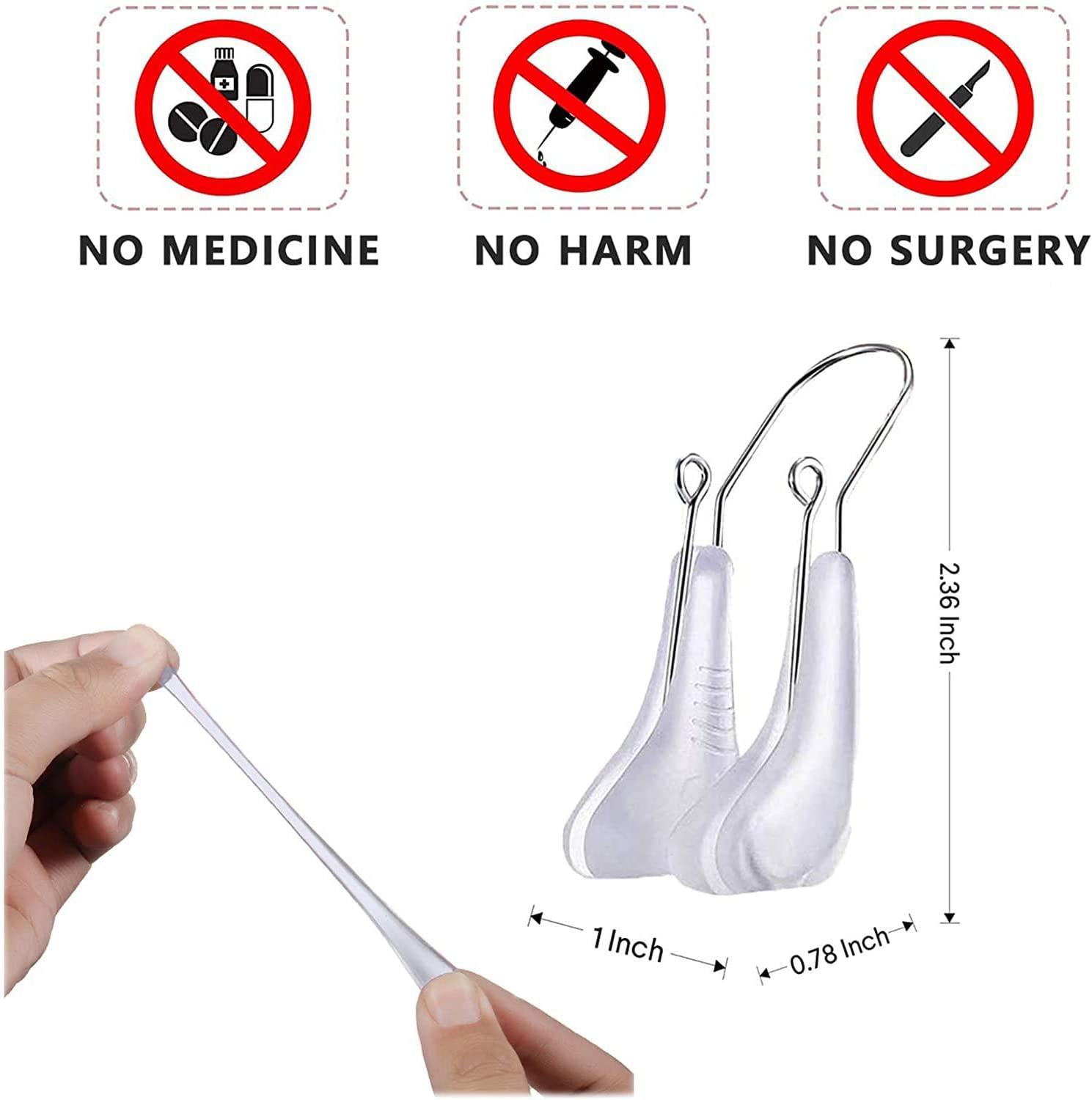 Nose Shaper Silicone Nose Lifter Clip Nose Bridge Straightener